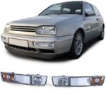 2 clignotant avec antibrouillard de parechoc pour VW golf 3