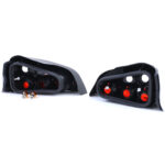 2 FEUX ARRIERE NOIR POUR PEUGEOT 106 PHASE 2 DE 08/1996 A 2003 – Image 2