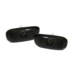 2 CLIGNOTANT D'AILE REPETITEUR NOIR TRANSLUCIDE POUR AUDI A3 8L A4 B5 TT 8N
