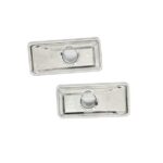 2 CLIGNOTANT REPETITEUR CHROME PEUGEOT 106 PHASE 1 91-96 ET 306 PHASE 1 93-97
