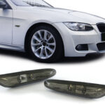 2 CLIGNOTANT REPETITEUR D'AILE A FOND NOIR POUR BMW SERIE 1 TOUT MODELES