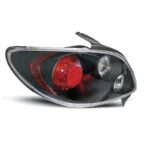 2 feux arrière rouge et noir pour PEUGEOT 206 cc avec platine intégrée – Image 2