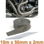BANDE THERMIQUE TITAN 900 DEGREE 10M SUR 5CM DE LARGEUR ET 2MM D EPAISSEUR + COLLIERS