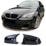 2 coque rétroviseur look M4 pour BMW série 5 E60 E61 phase 2 lci de 03/2007 à 04/2009 – Image 2