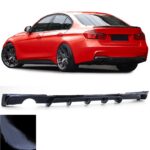 Diffuseur arrière M performance simple sortie 316d 318d 320d noir brillant BMW série 3 F30 et F31 pack M