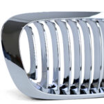 2 calandre chrome pour BMW série 3 e46 coupé phase 1 de 1999 à 04/2003 – Image 5