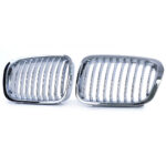 2 grille de calandre chrome et gris pour BMW série 3 E46 berline phase 1 de 05/1998 à 08/2001 – Image 4