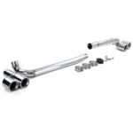 4 SORTIE DE POT INOX POUR BMW SERIE 3 E90 E91 323i 325i 328i 330i – Image 7