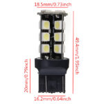 2 AMPOULE T20 W21/5W A 27 LED SMD 5050 CANBUS ANTI ERREUR – Image 3