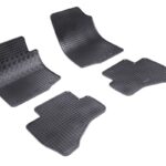 4 tapis de sol caoutchouc pour PEUGEOT 107 et CITROEN C1 de 06/2005 à 2014