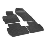 4 tapis de sol caoutchouc pour PEUGEOT 4007 CITROEN C-CROSSER MITSUBISHI OUTLANDER 2 + 3