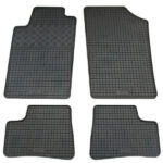 4 tapis de sol caoutchouc pour PEUGEOT 206 3 et 5 porte et SW