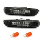 2 CLIGNOTANT REPETITEUR LATERAUX NOIR BMW E46 SERIE 3 PHASE 1 BERLINE COUPE BREAK CABRIOLET
