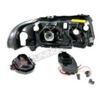 2 FEUX PHARE AVANT MONOBLOC POUR AUDI A4 B5 DE 02/1999 A 02/2001 – Image 2