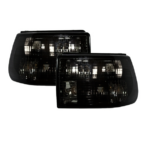 2 FEUX ARRIERE OPEL ASTRA F NOIR TRANSLUCIDE DE 09/1991 A 09/1998