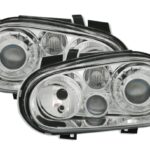 2 FEUX PHARE AVANT POUR VW GOLF 4 TYPE R32 AVEC ANTIBROUILLARD