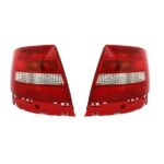 2 FEUX ARRIERE ROUGE ET BLANC POUR AUDI A4 B5 DE 11/94 A 09/00