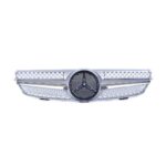 CALANDRE MERCEDES GRIS SILVER ET CHROME CLK W209 COUPE ET CABRIOLET DE 03/2002 A 06/2009 + LOGO – Image 3