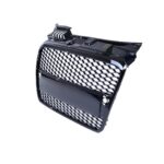 Calandre noir brillant look RS4 pour AUDI A4 B7 de 11/2004 à 11/2007 – Image 3