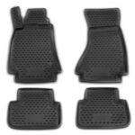 4 tapis de sol caoutchouc spécifique AUDI A4 B8 DE 12/2007 A 2015