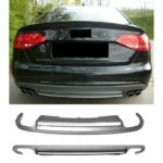 DIFFUSEUR ARRIERE LOOK S4 POUR AUDI A4 B8 BERLINE ET AVANT PHASE 1 DE 12/2007 A 10/2011