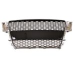 Calandre look RS5 chrome et noir pour AUDI A5 phase 1 de 2007 à 07/2011 – Image 2