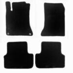 4 tapis de sol velours premium pour MERCEDES classe B W246 de 09/2011 à 01/2019
