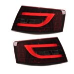 2 FEUX ARRIERE LED TFL ROUGE FONCER POUR AUDI A6 4F DE 04/2004 A 06/2008 AVEC PRISE 7 PIN