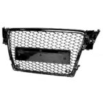 CALANDRE NOIR BRILLANT LOOK RS4 POUR AUDI A4 B8 PHASE 1 DE 12/2007 A 10/2011 – Image 2