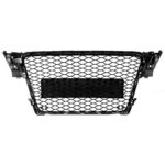 CALANDRE NOIR BRILLANT LOOK RS4 POUR AUDI A4 B8 PHASE 1 DE 12/2007 A 10/2011 – Image 4