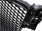 Calandre noir brillant look RS4 pour AUDI A4 B8 phase 1 de 12/2007 à 10/2011 – Image 4