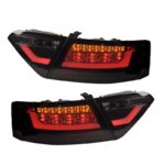 2 feux arrière led noir translucide pour AUDI A5 et S5 coupé de 03/2007 à 06/2011 – Image 6