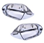 2 COQUE RETROVISEUR GRIS ALU POUR AUDI A6 S6 RS6 C7 A PARTIR DE 04/2011 AVEC SIDE ASSIST