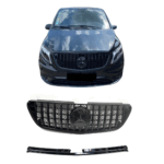 Calandre look AMG GT noir brillant pour MERCEDES VITO W447 de 2014 à 2024