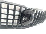 CALANDRE LOOK AMG GT NOIR BRILLANT POUR MERCEDES VITO W447 + LOGO NOIR DE 2014 A 2024 – Image 3