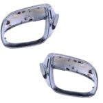 2 COQUE RETROVISEUR GRIS ALU POUR AUDI Q5 DE 2008 A 04/2016 + Q7 DE 2009 A 08/2015 AVEC SIDE ASSIST