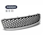CALANDRE NOIR BRILLANT ET GRIS SILVER POUR AUDI TT 8N DE 1998 A 2006