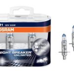 2 AMPOULE H1 12V 55W OSRAM NIGHT BREAKER UNLIMITED +110 +35M +20