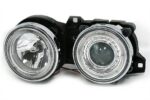 2 FEUX PHARE AVANT ANGEL EYES CHROME AU XENON POUR BMW SERIE 3 E30 DE 1984 A 1991 – Image 6