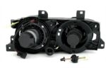 2 feux phare avant noir look M5 pour BMW série 5 E34 et série 7 E32 – Image 2