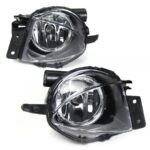 2 ANTIBROUILLARD BMW SERIE 3 E90 E91 A FOND NOIR 2005-2008 + 2 AMPOULES H11