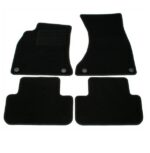 4 tapis de sol velours spécifique AUDI A4 B8 DE 12/2007 A 10/2015