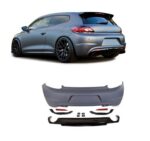Kit carrosserie pare-chocs avant arrière et bas de caisse look R R20 pour VW SCIROCCO – Image 19