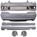 Pare-chocs avant arrière bas de caisse look AMG pour MERCEDES CLK C209 W209 de 03/2002 à 06/2009 – Image 2