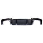 DIFFUSEUR ARRIERE LOOK M5 EN VRAI CARBONE DOUBLE SORTIE POUR BMW SERIE 5 F10 ET F11 PACK M / M5