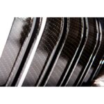 2 GRILLE DE CALANDRE REVETEMENT LOOK CARBONE GOLD + VERNIS DOUBLE LAME POUR BMW SERIE 5 F10 F11 – Image 3