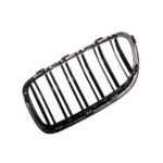 2 GRILLE DE CALANDRE REVETEMENT LOOK CARBONE GOLD + VERNIS DOUBLE LAME POUR BMW SERIE 5 F10 F11 – Image 4