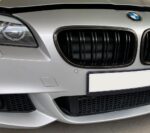 2 GRILLE DE CALANDRE REVETEMENT LOOK CARBONE GOLD + VERNIS DOUBLE LAME POUR BMW SERIE 5 F10 F11 – Image 7