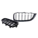 2 CALANDRE LOOK CARBONE BMW SERIE 4 F32 F33 F36 F82 F83 COUPE CABRIOLET GRAND COUPE – Image 2