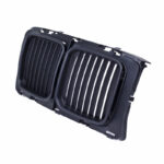 2 GRILLE DE CALANDRE NOIR MAT BMW SERIE 5 E34 PHASE 1 DE 02/1988 A 1994 – Image 2
